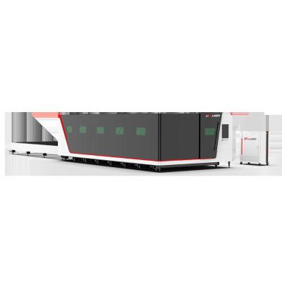 China Water-cooled 8000W 12000W 15000W 20000W High Power Fiber Laser Cutting Machine Price with IPG Raycus Laser source for sale