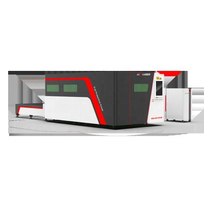 China Water-cooled 4000w 6kw 1530 high precision cnc fiber laser cutting machine for aluminum metal sheet for sale