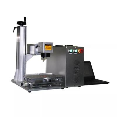 China Air-cooled 20W 30W 50W 100w deep laser engraving MAX metal steel 3D fiber laser marking machine price for sale