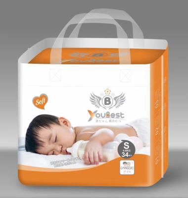 China Wholesale YOUBEST JAPAN Ultradry Disposable Baby Diaper Newborn Diaper Prices Baby Printed Cheap Pants for sale