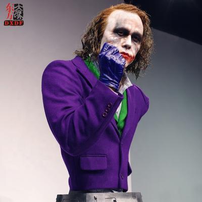 China Europe Joker Exhibits Life Size Simulation Celebrity Bust Sculpture for sale