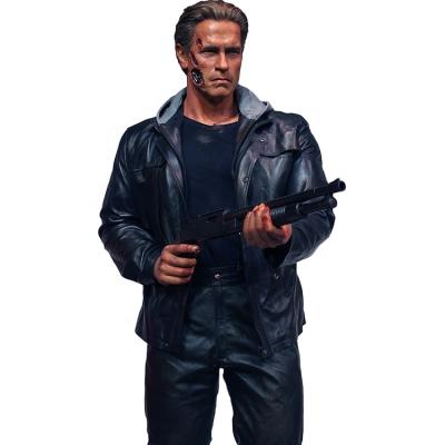 China Life Size Exhibition Hollywood Movie Star Terminator Wax Statue for sale