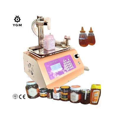 China Food Factory made intelligent semi auto Electric rotor pump high viscous liquid paste filling machine for sale