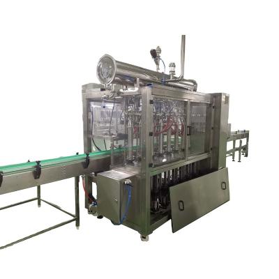 China High Efficiency Bottle Filling Machine Automatic Liquid Jar Filling Sealing Labeling Machine Servo Motor Plastic Liquid Packaging Machine Oil for sale