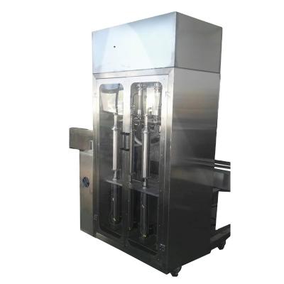 China Food Servo motor automatic diesel oil filling machine  brake oil engine oil filling sealing labeling machine price for sale