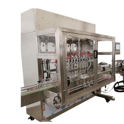 China High Efficiency Shanghai factory Automatic Servo motor car oil filling machine engine motor lubricant oil liquid filling capping labeling line for sale