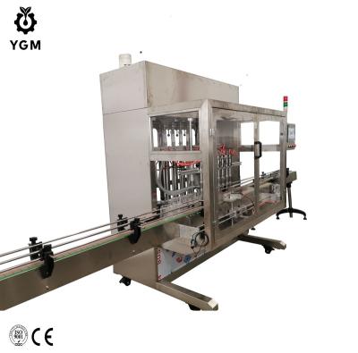 China High Efficiency Automatic Servo motor sex oil and spray filling machine oil pet bottle filling capping labeling machine line for sale