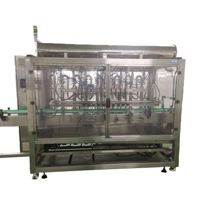 China High Efficiency Newest Automatic Servo Motor Lube Oil Filling Machine Bottle Filler Sealer Labeler Machine Lubricant Oil Pet Plastic Oil Barrels for sale