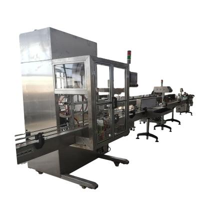 China High Efficiency Manufacturer sale automatic 2 nozzles bottle jar paste sauce filling packing machine with nice quality for sale