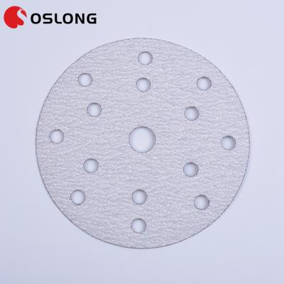 China 115g High Efficient Latex Paper Abrasive Aluminum Oxide Sand Paper Disc for sale