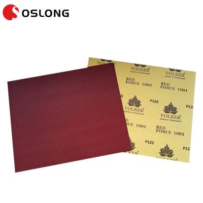 China Waterproof Latex Paper Backing Silicon Carbide Emery Paper Sheet 230x280mm for sale