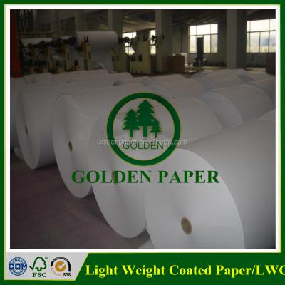 China 890*1240mm anti-curl paper and Paperboard product lwc material paper for pizza packaging for sale