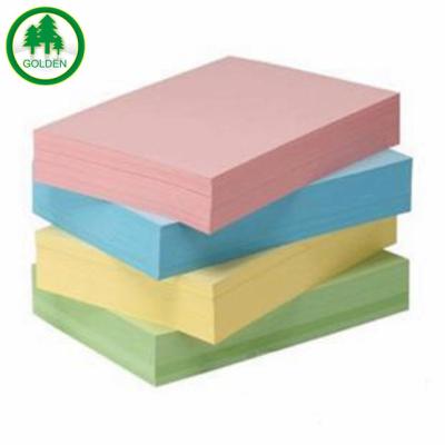 China 8.5 x 11 paper, A4 color copy paper, 100% colored wood pulp color paper for sale