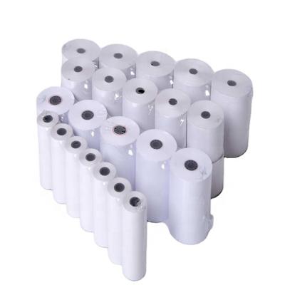 China 100% 45-70gsm virgin wood pulp thermal paper for cash register for sale