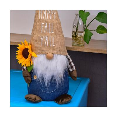 China GNOME Factory Direct Wholesale Nordic Halloween Plush Gnome Decorative Standing Stuffed Toy for sale