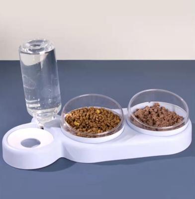 China Supcon Sustainable Bowl Feeder Automatic Dog Feeder Cat Pet Feeder Automatic Dog With Water Bottle for sale