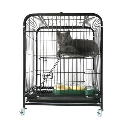 China Custom Color Breathable High Load Bearing Cat Cage Cheap Cat Cage 3 Layer Cages For Cat for sale