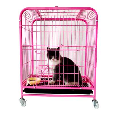 China Breathable Manufacturers Supply Square Tube Available Large Cat Cage Cat Boarding Cage Various Colors for sale