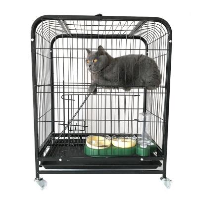 China Factory Supply Price Indoor Breathable Pet Cage Luxury Cat House Outdoor Large Cat Cages for sale