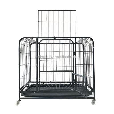 China Custom Supcon Square Two Door Dog Cage 10ft Viable Dog Kennel Cage High Quality Large Dog Cage for sale