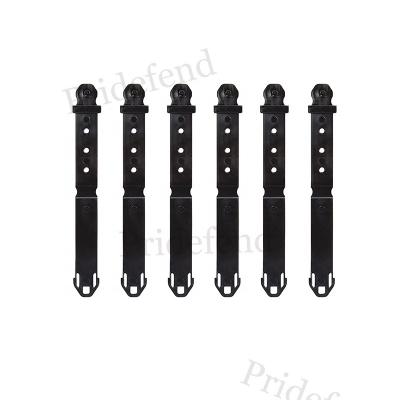 China 6 Pack Short Clips Molle Straps For Molle Pouch And Gear Clips Molle Clip for sale