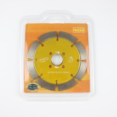 China Stone 114mm Tooth Shape Mini Circular Saw Blades For Cutting Granite Stone for sale