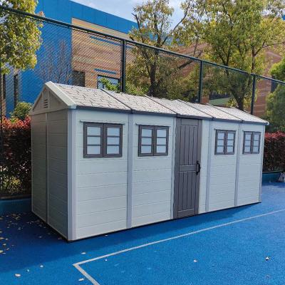 China Kinying Brand Double Wall Anti-Corrosion Easily Assembled Plastic Houses Garden Storage Building Bodegas Cheap Armables for sale