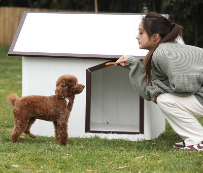 China Fashion Kinying Brand Outdoor Hundehutte Hundehaus Plastic Kennel for sale