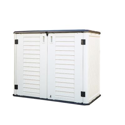 China Kinying Outdoor Service Cabinet Storage Shed Bike Storage Shed Easily Collected Plastic Outdoor Vendor for sale