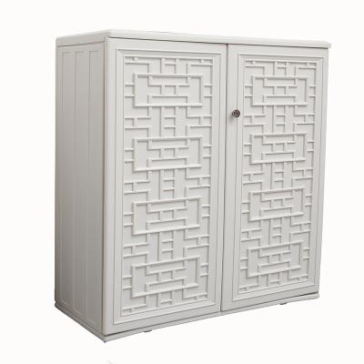 China Viable Manufacturer China Manufacturer KINYING Outdoor Cheap Price Garden Storage Bins Plastic Outside Cabinet Balkon Dolabi for sale