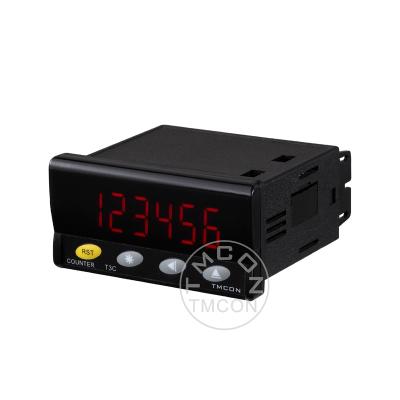 China T3C TMCON 6 Digit 36*72mm LED Display Small Electronic Digital Multi Function Counter And Meter 36*72mm Length for sale