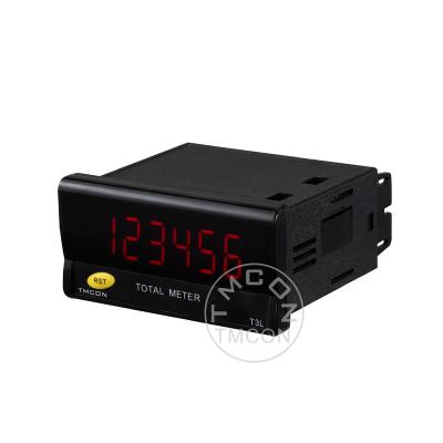 China T3L-C TMCON DIN36x72 totaling counter 6 digital digits accumulate memory function 36mm*72mm for sale