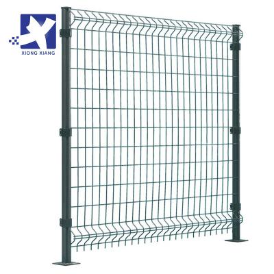 China Easily Assembled Designs Eco Friendly PVC Coated Galvanized Steel Welded Curved Wire Mesh 3D Fence Panel For Sale for sale