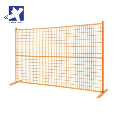 China Easily Assembled Canada Powder Coated Construction Fence Panel Portable Temporary Outdoor Cheap Temporary Fence Panel for sale