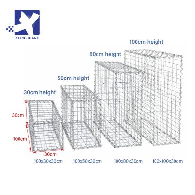 China Wholesale Price Easily Assembled Galvanized Steel Gabion Box Gabion Basket Stone Fill Welded Gabion Box for sale