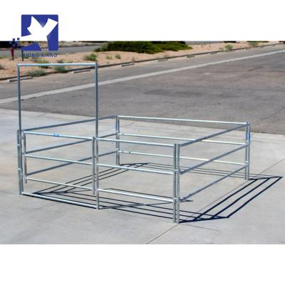 China Factory Price Easily Assembled Arena Galvanized Steel Metal Fence Stable Corral Livestock Farm Horse Fence Panels for sale