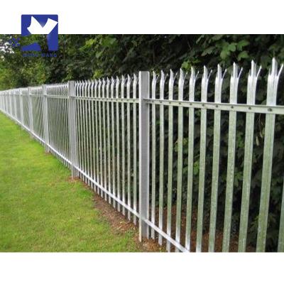 China Modern Design Easily Assembled Durable Galvanized Metal Top Stable Triangle Residential Palisade Fence W for sale