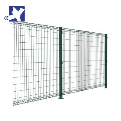 China Customized Easily Assembled Hot Dipped Galvanized Decorative Garden Safety Top Roll Iron Welded BRC Fence for sale