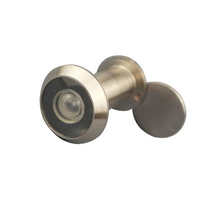 China Modern Clear lens 200 Degree version Brushed Nickel brass door viewer for sale