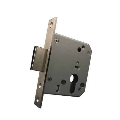 China Stainless 304 Square head European fire door/ passage deadbolt door lock body for sale