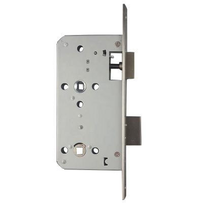 China Bathroom door Square head European standard 5578/ 6078 Stainless steel 304 bathroom door lock body for sale