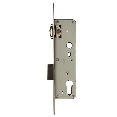 China Door Silence life narrow door 25/30/35 mm backset Stainless steel roller door lock body for sale