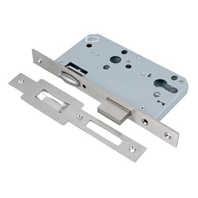 China Smooth door closed Rolling smooth touching European standard Stainless steel 304 roller door lock body for sale