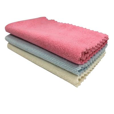 China Sustainable Microfiber Cleaning Cloth For Window Glasses Kitchen Washing Towel for sale