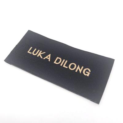 China Custom Label Clothing Handbag Bag Cloth Maternity Brand Washable Engraved Metal Label Logo For Shorts Fashion Shoes Gold OEM for sale