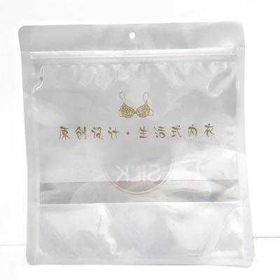 China Custom Moisture Proof Plastic Bags With Zipper For Reusable Packaging PVC Custom Bag Clothing Bags Logo Seal Packing Wholesale Packages for sale