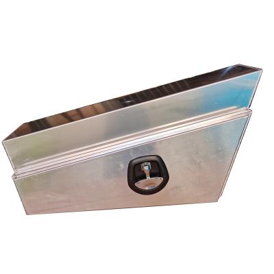 China Waterproof Tapered Truck Box Aluminum Under Body Box Flat Plate Aluminum Under Tray UTE Tool Box for sale