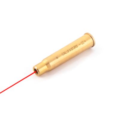 China Brass Caliber 8x57JRS Cartridge Sight Line Laser For Optic Gun Rifle Scope Sight-In And Zero for sale