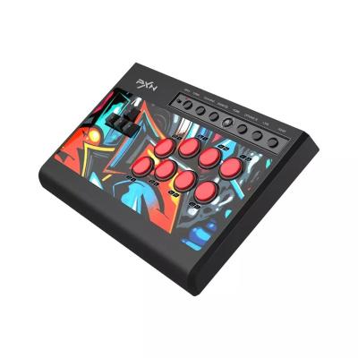 China TURBO BUTTON Keyboard Arcade Mixbox Style Fight Stick PXN X8 Game Controller with USB Port for Xbox One, PS4, Switch, PC for sale