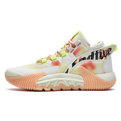 China Factory Wholesale Custom Basketball Used Air Sport Style Mens White Basketball Shoes for sale